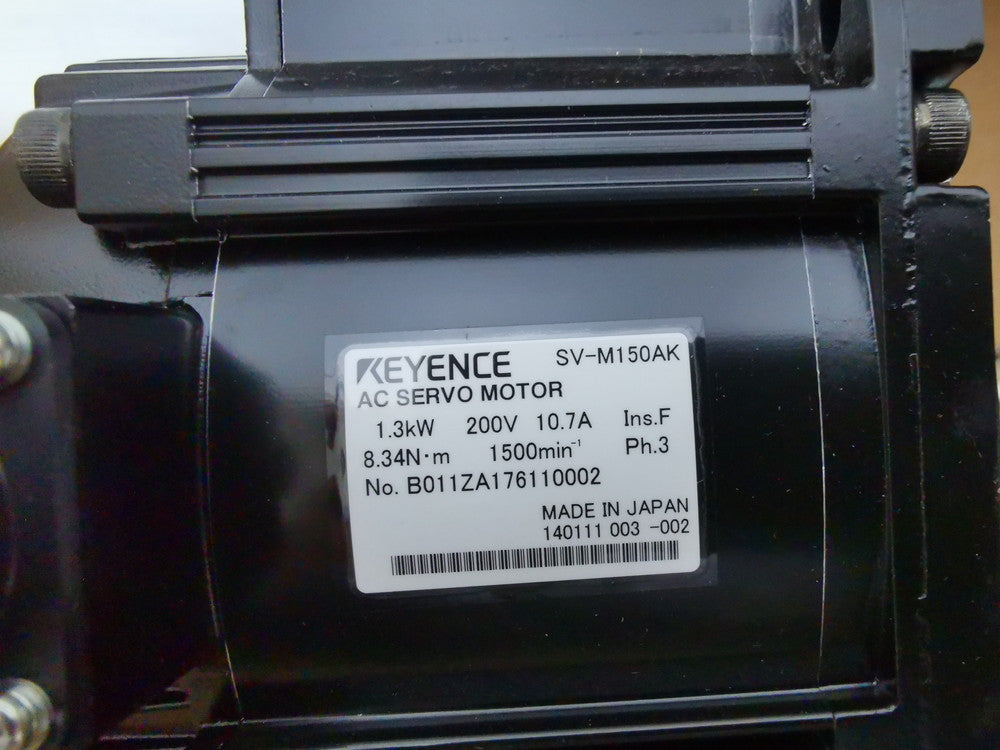 KEYENCE SV-M150AK AC Servo Motor 1.5KW Grooved Shaft Absolute [b1124539927]