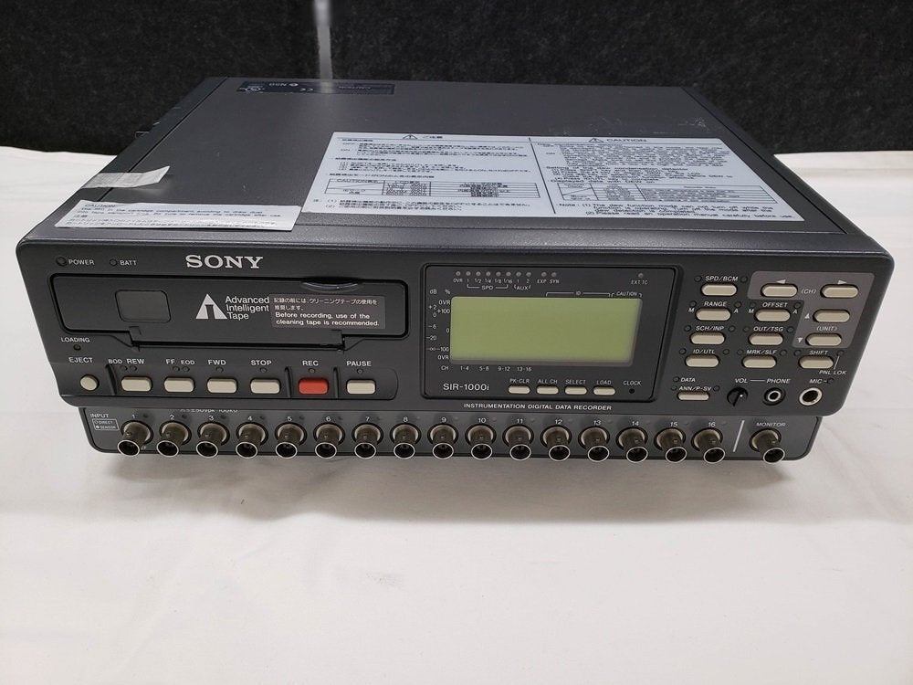 SONY SIR-1000i Instrumentation Digital Data AIT Recorder 16ch [f1130360567]