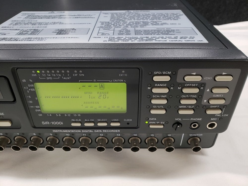 SONY SIR-1000i Instrumentation Digital Data AIT Recorder 16ch [f1130360567]