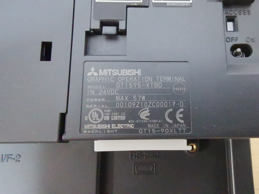 Mitsubishi GT1595-XTBD Touch Panel [v1152740484]