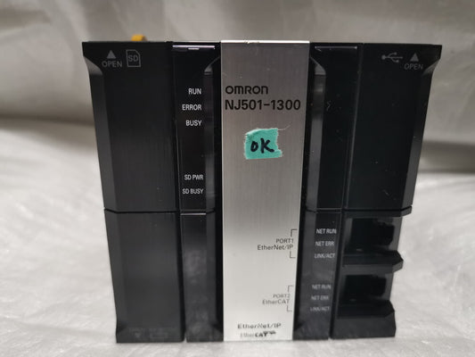 OMRON NJ501-1300 PLC High Speed High Precision CPU Device [u1170423717]