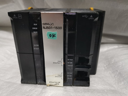OMRON NJ501-1500 PLC High-Speed High-Precision CPU Device [f1170407517]