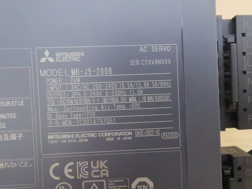 MITSUBISHI MR-J5-200B AC Servo Amplifier [r1198266181]