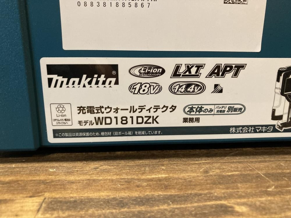 Makita WD181DZK Rechargeable Wall Detector [u1203795677]