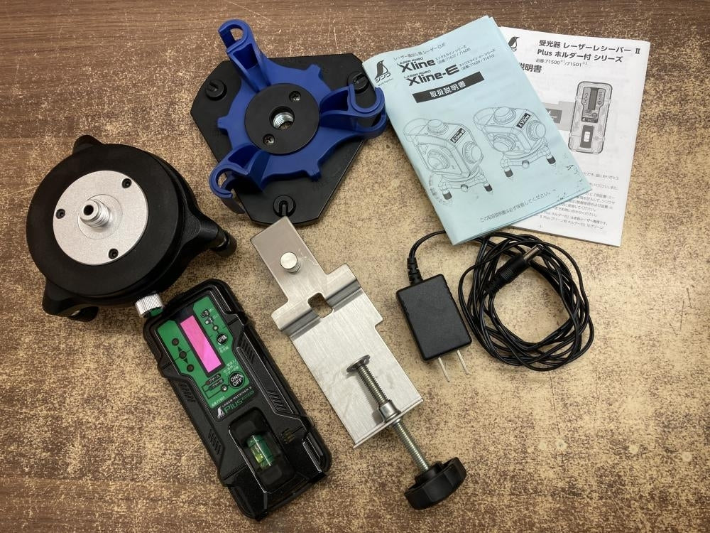 Shinwa Xline-E 71610 Green Laser Level with Receiver [h1236942537]