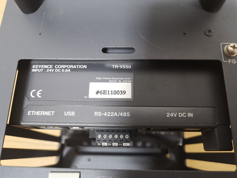 Keyence TR-V550 Data Recorder with TR-TH08 and SJ-U2 [x1237780586]