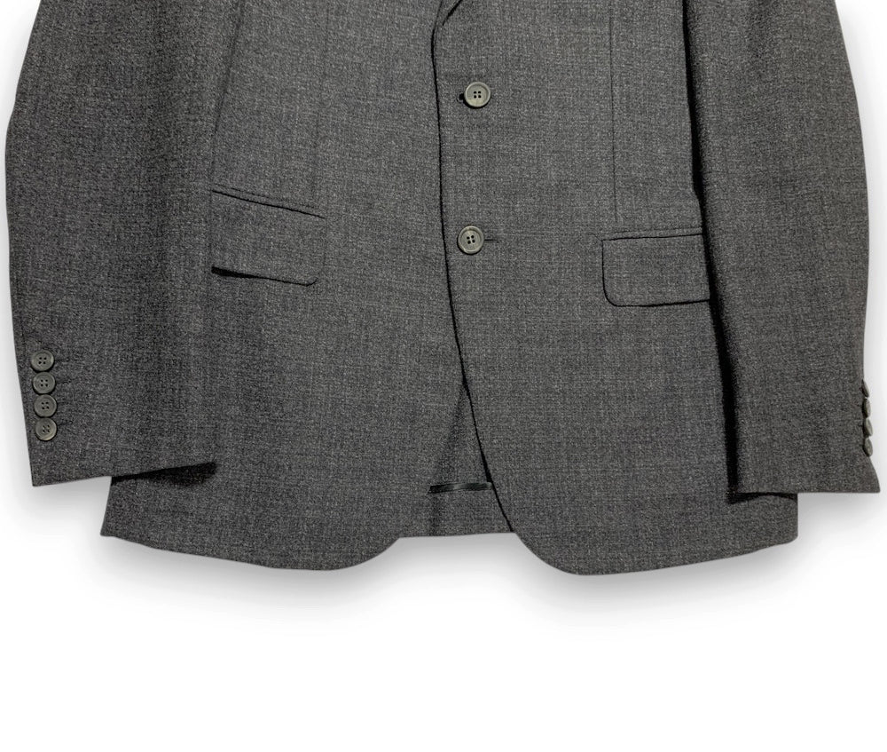 SALE☆Brioni Brioni Size 48 Blissful Comfort Sartoria Method Men's Jacket Charcoal Gray Made in Italy [l1211473161]