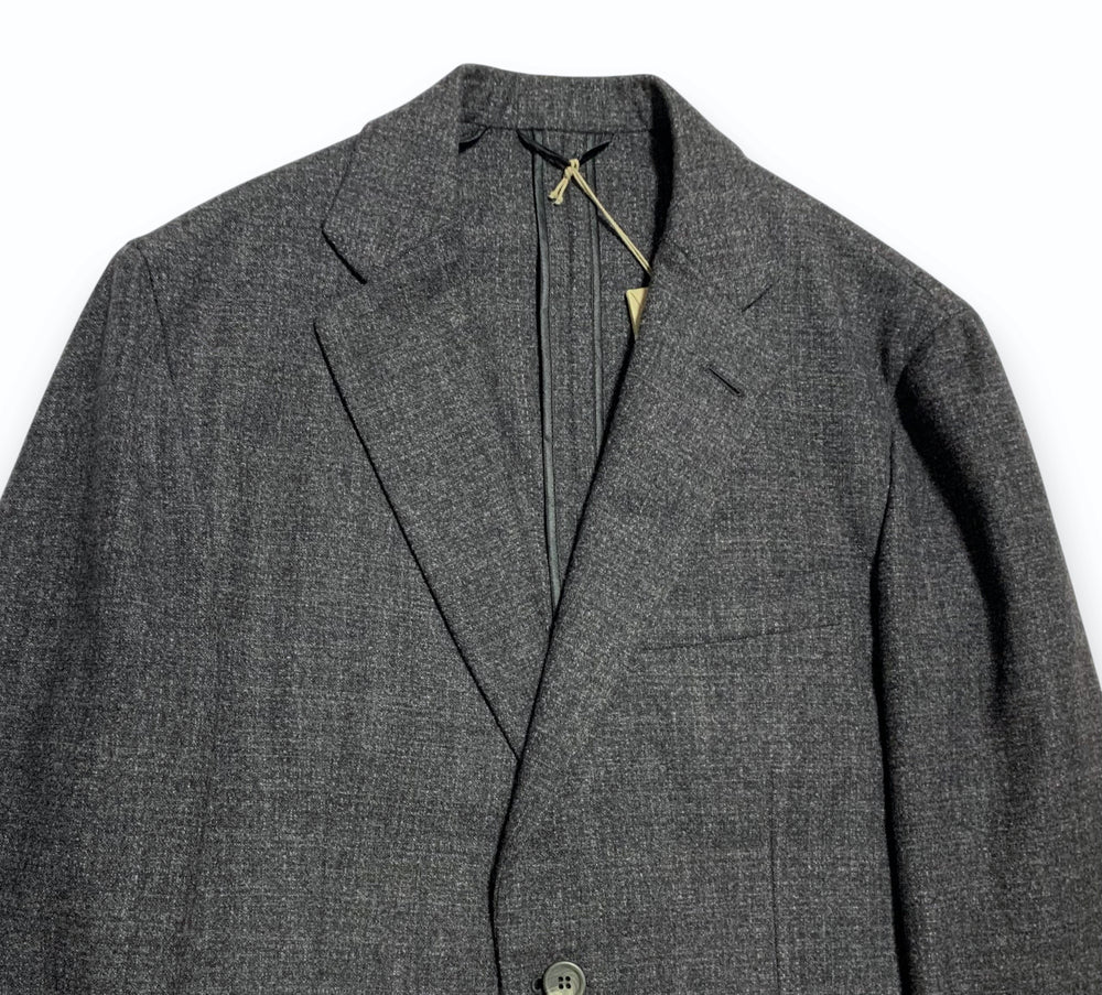 SALE☆Brioni Brioni Size 48 Blissful Comfort Sartoria Method Men's Jacket Charcoal Gray Made in Italy [l1211473161]