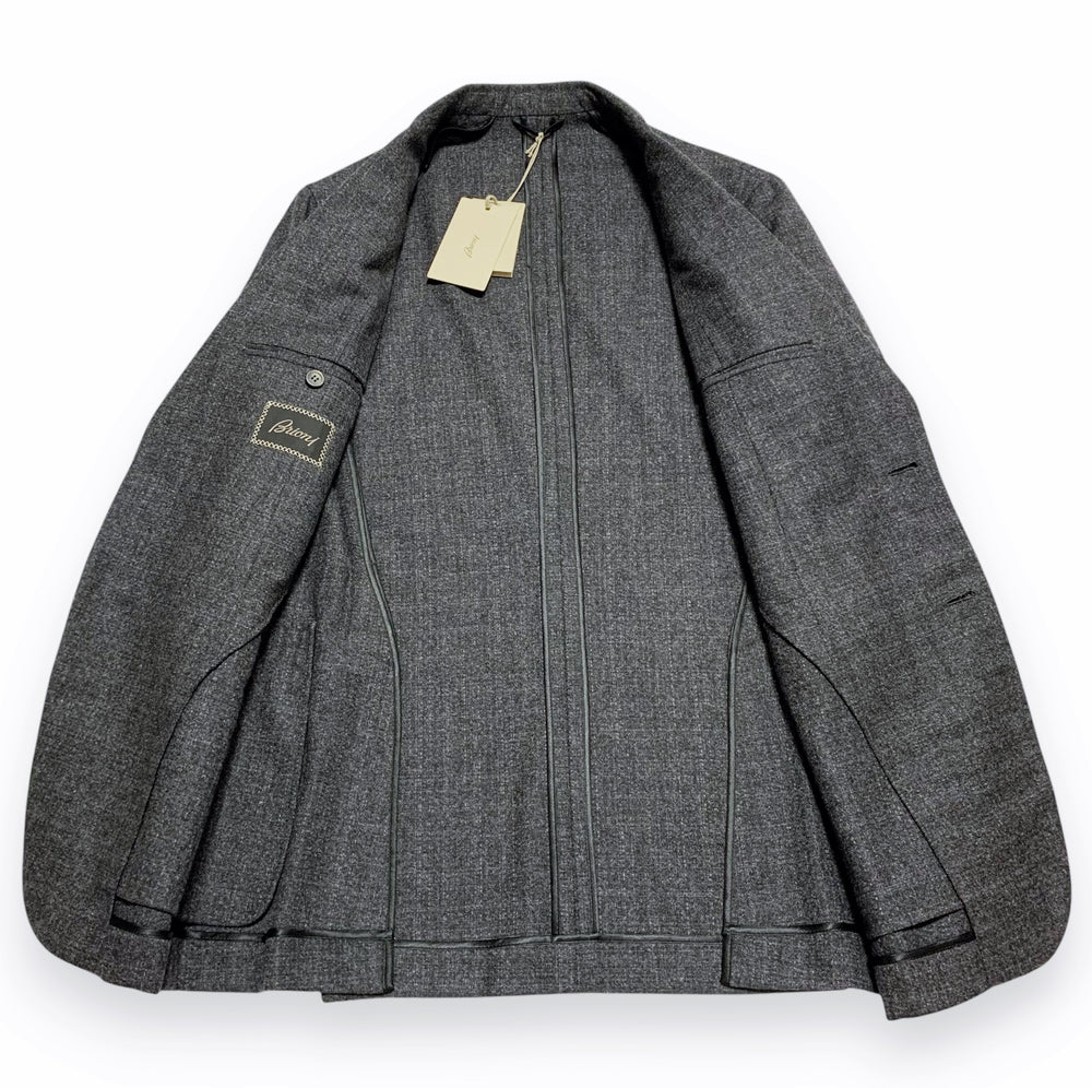SALE☆Brioni Brioni Size 48 Blissful Comfort Sartoria Method Men's Jacket Charcoal Gray Made in Italy [l1211473161]