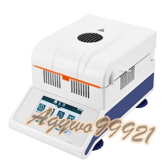 Moisture Meter Lab High Speed Digital Touch Screen Tester 100g/0.001g Halogen Temperature Control 60-160°C Food Use [n1120822160]