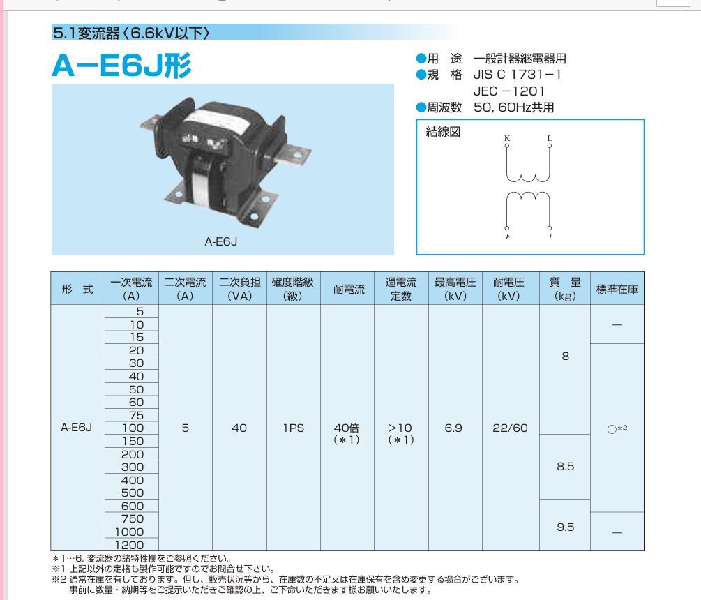 Toshiba A-E6J1 Current Transformer [m1199474999]