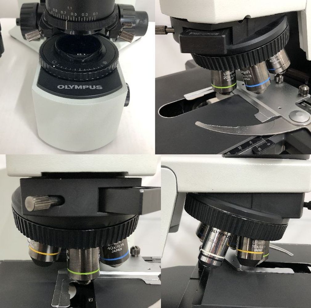Olympus BX41TF Biological Microscope with Plan 100x UPlanFl 10x 20x Objective Lenses [p1236140768]