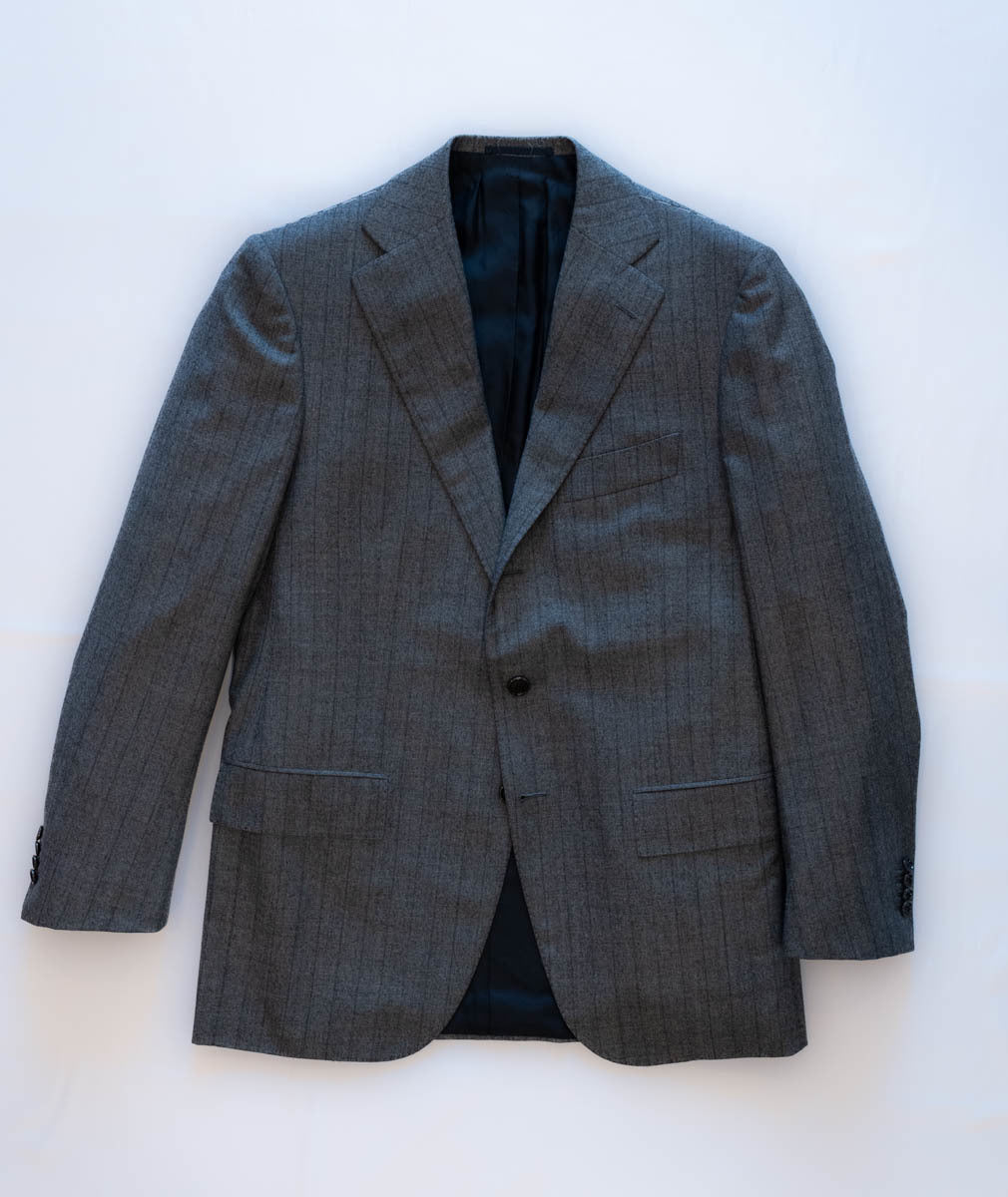 Cesare Attolini Suit Size 48 Wool Cashmere Gray Attolini Sartoria Brioni Kiton Isaia Stile Latino Sartorio If you are looking for too [p1115347307]