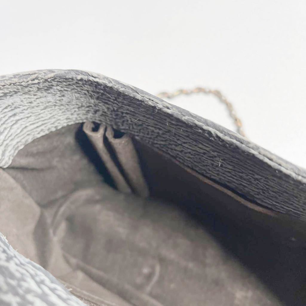 One of a kind top quality MARIONA chain bag shoulder bag gray new unused box included [g514767263]