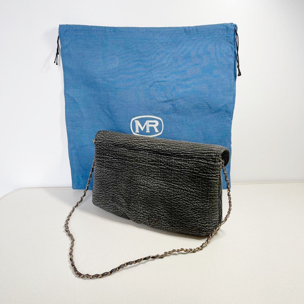 One of a kind top quality MARIONA chain bag shoulder bag gray new unused box included [g514767263]