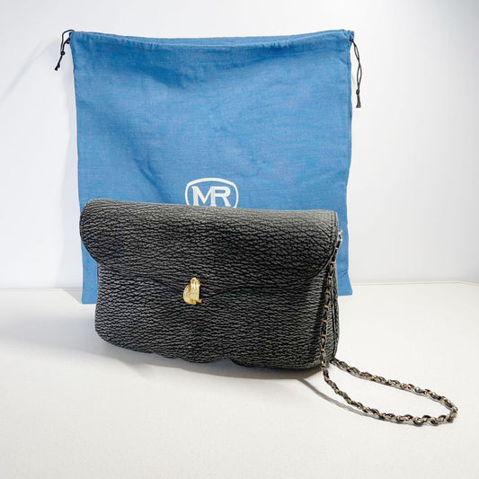 One of a kind top quality MARIONA chain bag shoulder bag gray new unused box included [g514767263]