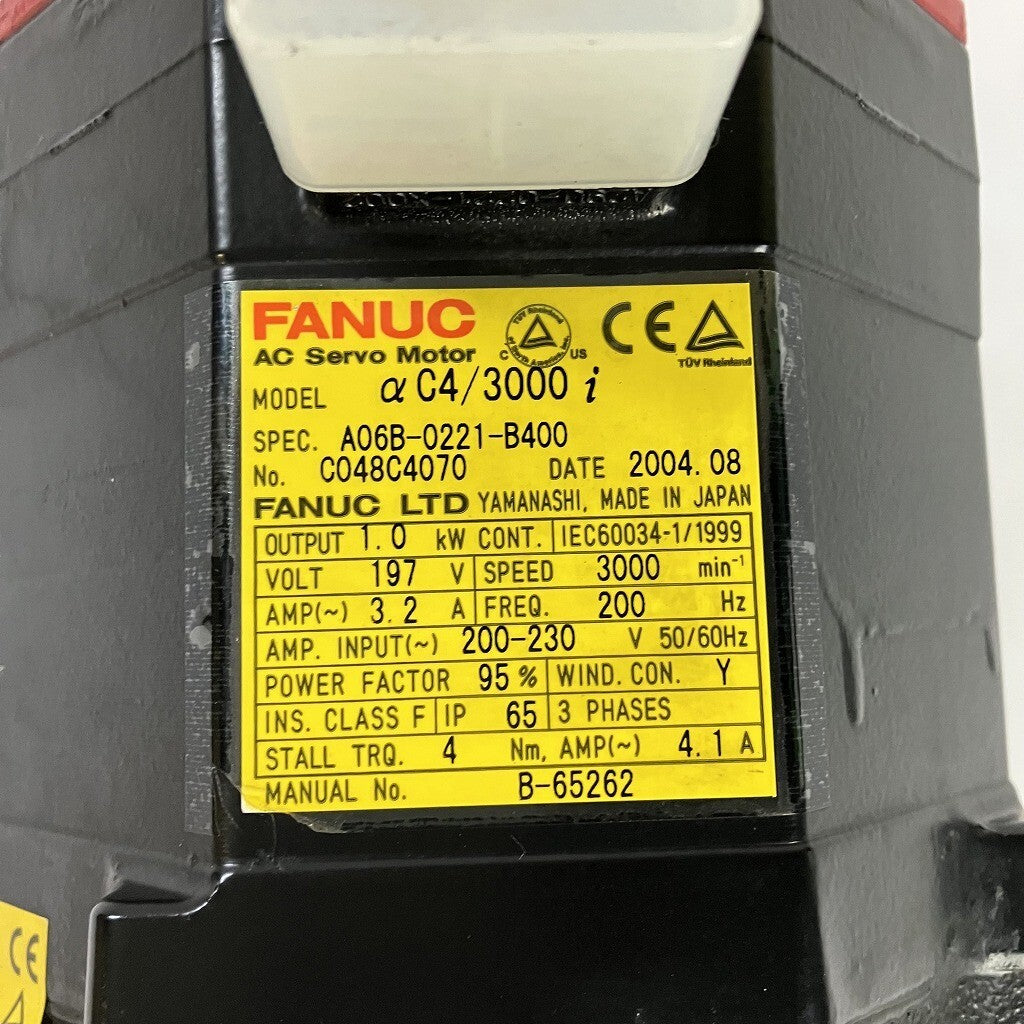 FANUC A06B-0221-B400 AC Servo Motor [s1146913677]