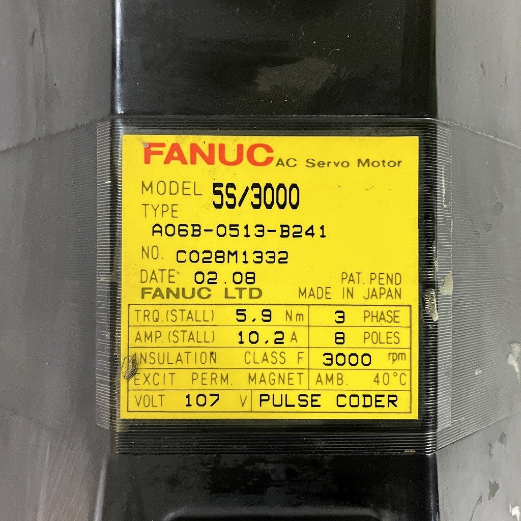 FANUC A06B-0513-B241 AC Servo Motor [h1146918227]