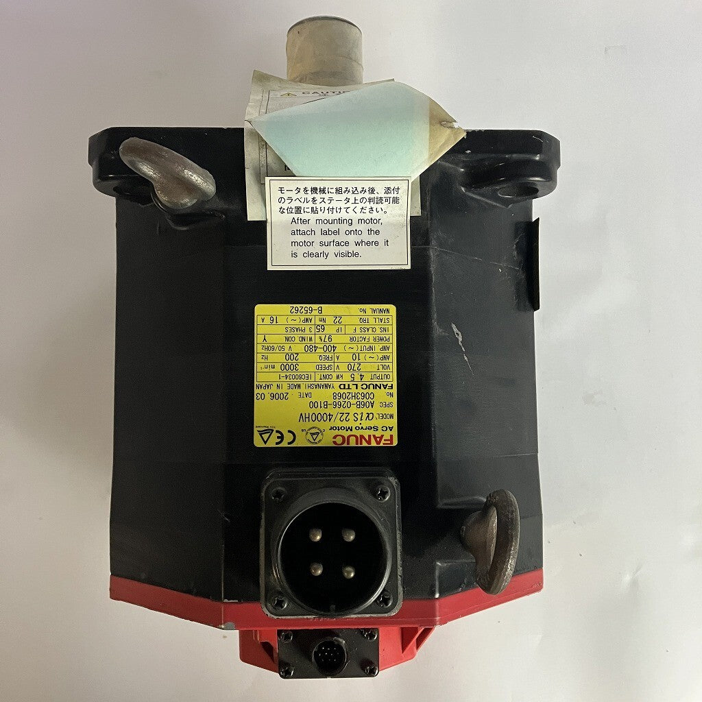 FANUC A06B-0266-B100 Servo Motor [h1147025580]