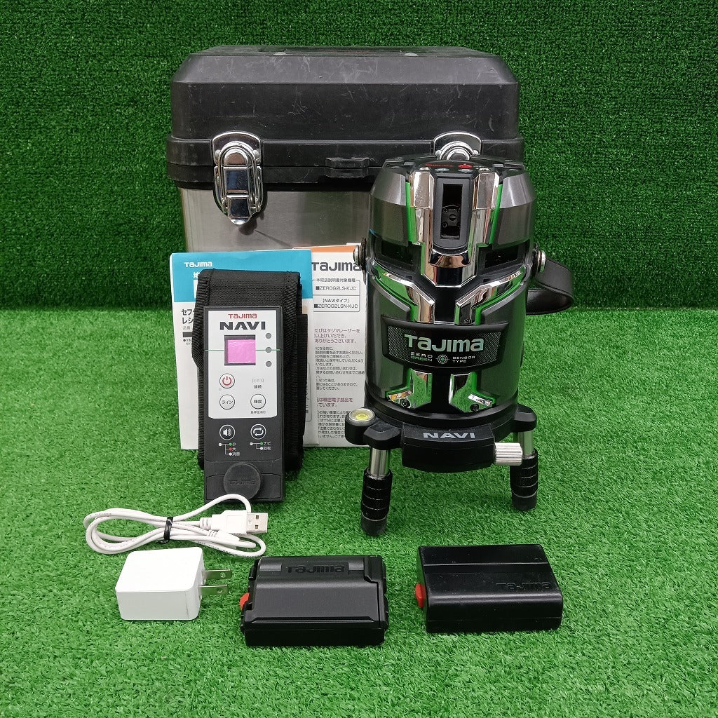 Tajima ZEROG2LSN-KJC Laser Level with Battery Charger and Receiver [o1249340497]