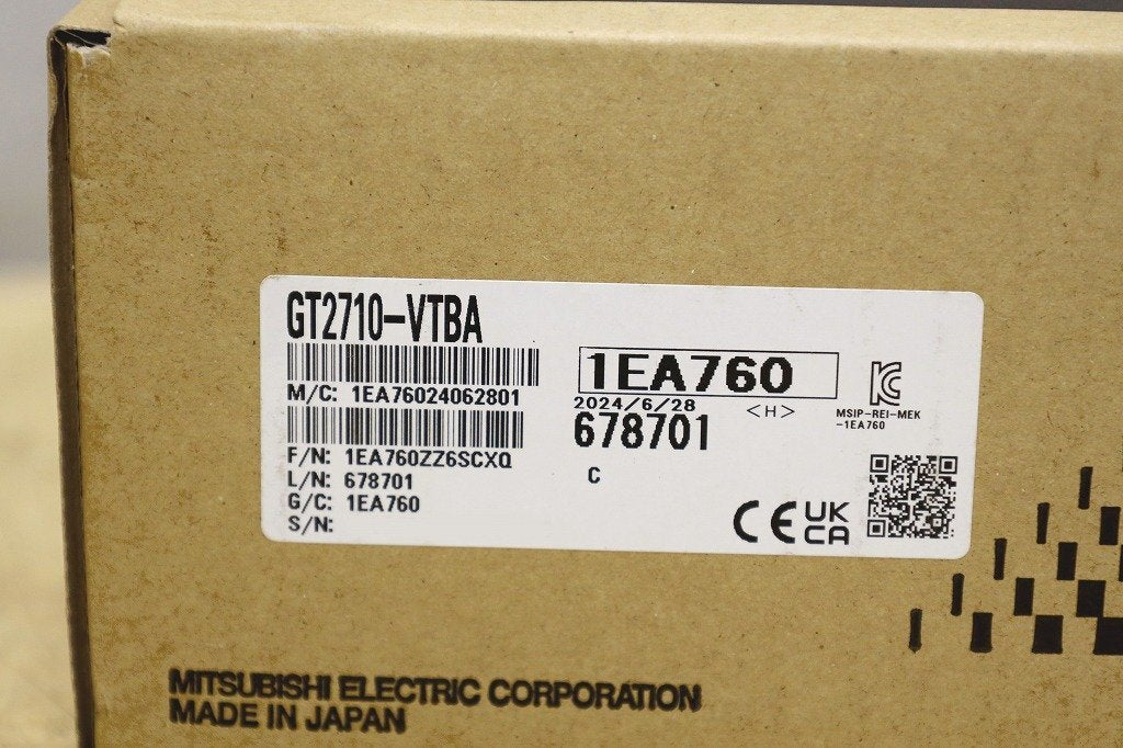 MITSUBISHI GT2710-VTBA Graphic Operation Terminal [k1198470885]