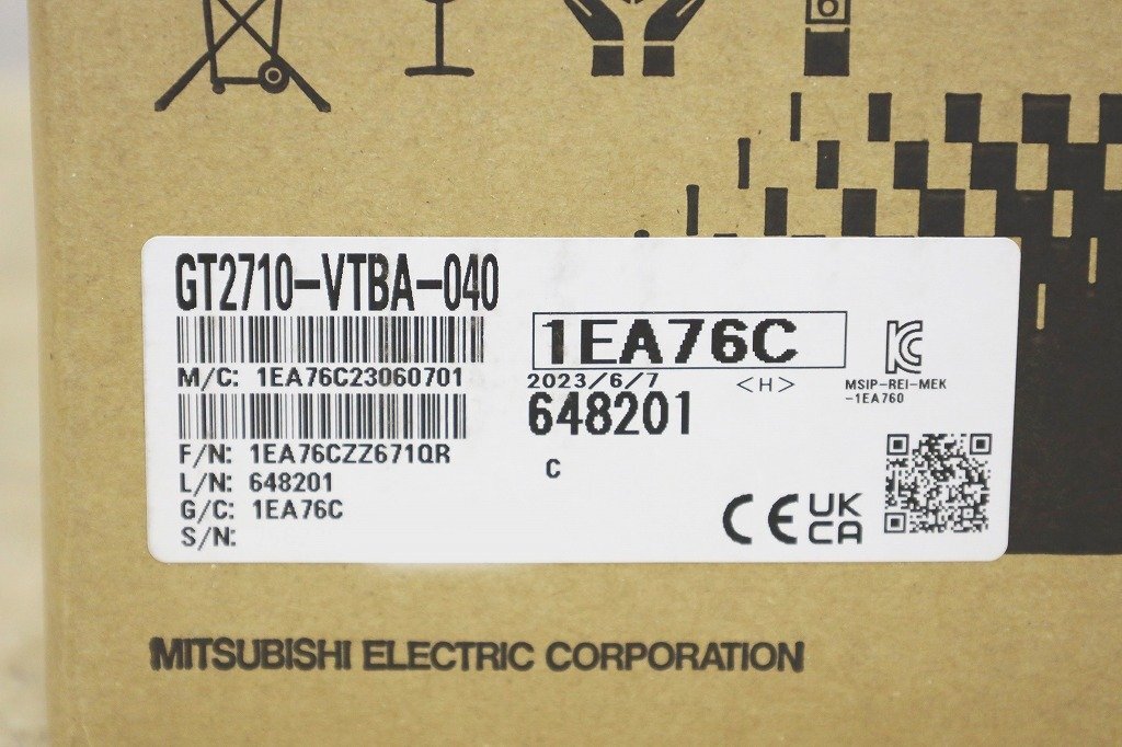 MITSUBISHI GT2710-VTBA-040 Graphic Operation Terminal Display Touch Panel GOT2000 [o1198484642]