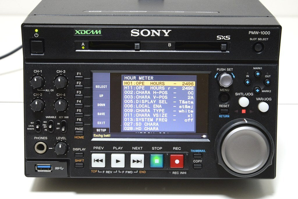 Sony PMW-1000 XDCAM HD422 Recorder [e1249603901]
