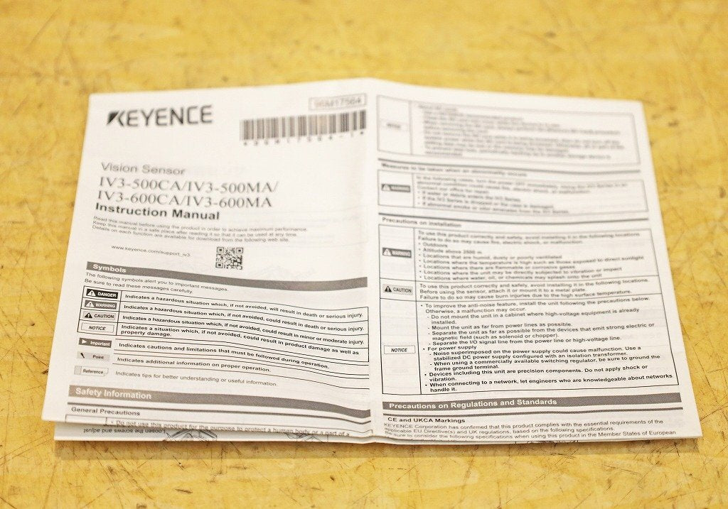 KEYENCE IV3-600CA Image Sensor Built-in Amplifier Wide Field of View Type AI Equipped [d1201447550]