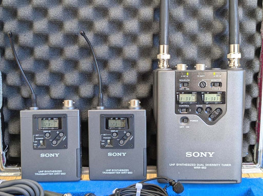Sony WRR-862 WRT-850 Dual Wireless Receiver and Transmitter Pair [n1248907857]