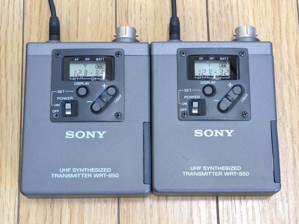 Sony WRR-862 WRT-850 Dual Wireless Receiver and Transmitter Pair [n1248907857]