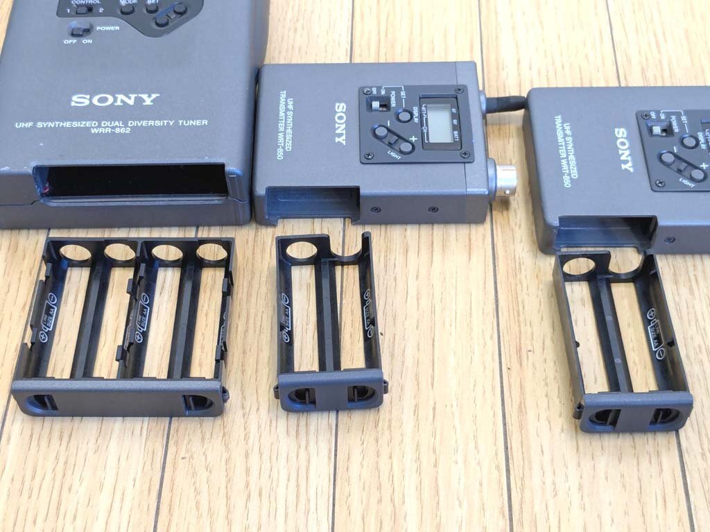 Sony WRR-862 WRT-850 Dual Wireless Receiver and Transmitter Pair [n1248907857]