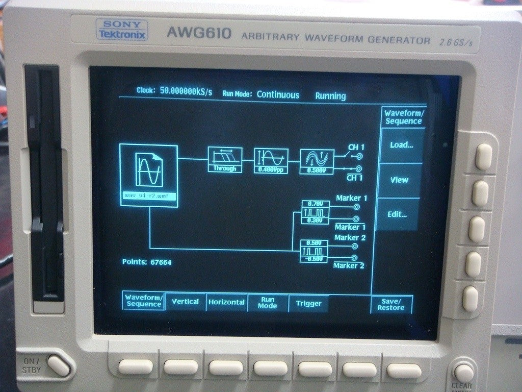 Tektronix AWG610 Arbitrary Waveform Generator 1Hz-260MHz 2.6GS/s [d429980267]