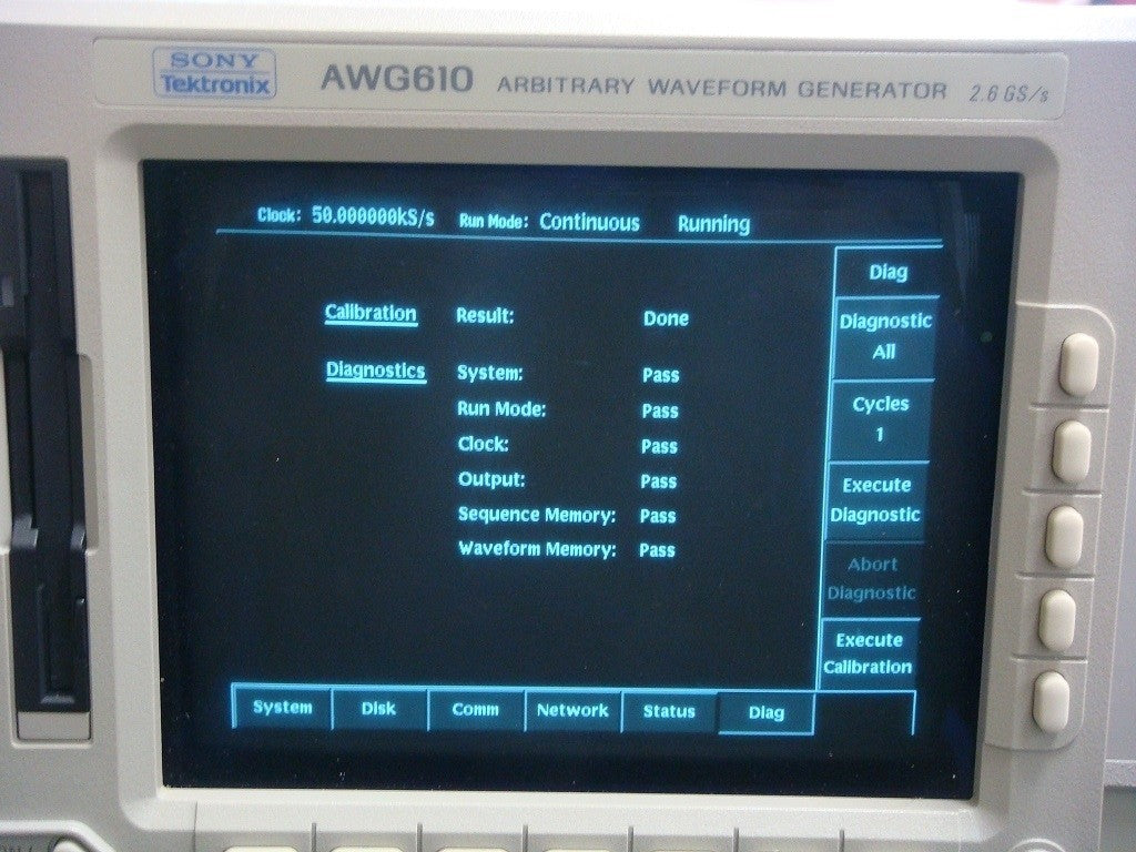 Tektronix AWG610 Arbitrary Waveform Generator 1Hz-260MHz 2.6GS/s [d429980267]