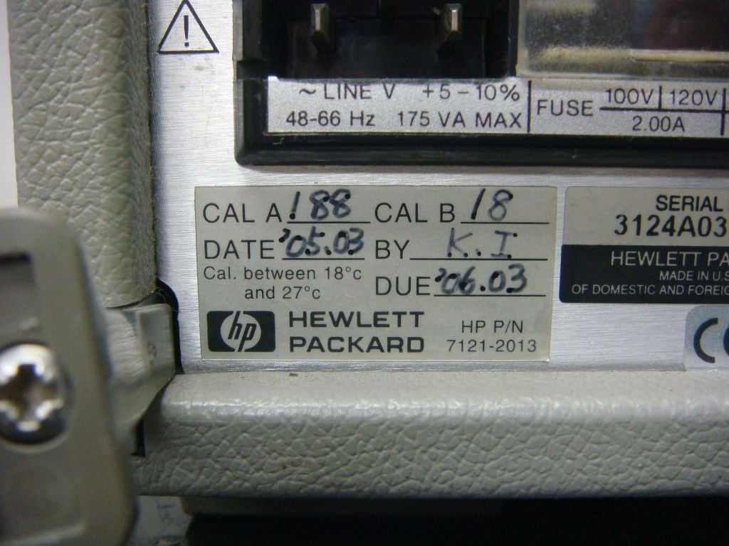 HP 5508A Measurement Display [s1048632180]