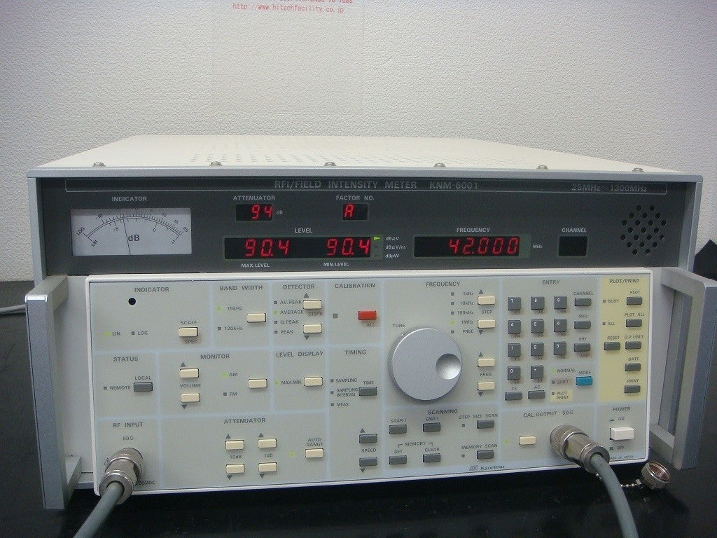 Kyoritsu KNM-6001 Interference Field Strength Meter 25-1300MHz [x1048739645]