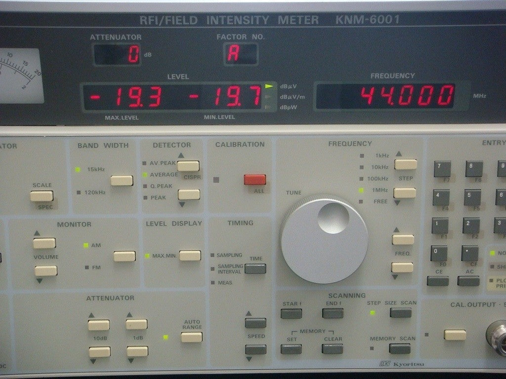 Kyoritsu KNM-6001 Interference Field Strength Meter 25-1300MHz [x1048739645]