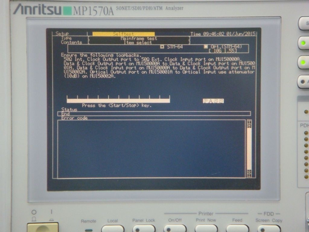Anritsu MU150001A 10G Optical TX Module [w1049652341]