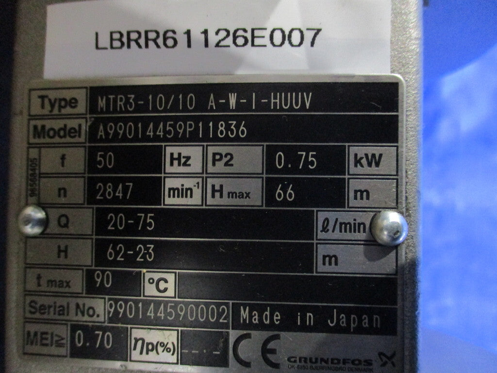 MTR 3-10/10 A-W-A-HUUV Immersion Coolant Pump [v1166794039]