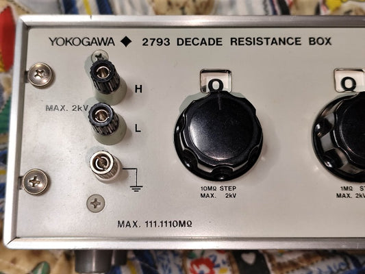 Yokogawa 2793-03 6-Dial Variable Resistor 0-111M ohm [q1169006381]