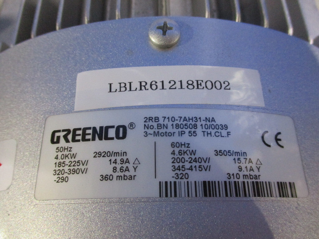 GREENCO 2RB 710-7AH31-NA Motor IP 55 50-60Hz Valve [l1173928654]