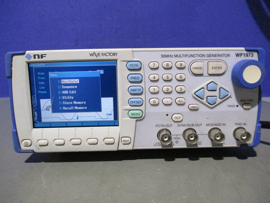 NF WAVE FACTORY WF1973 Multifunction Generator Power [x1174187623]