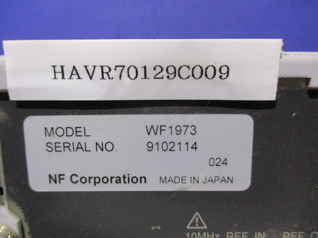 NF WAVE FACTORY WF1973 Multifunction Generator Power [x1174187623]