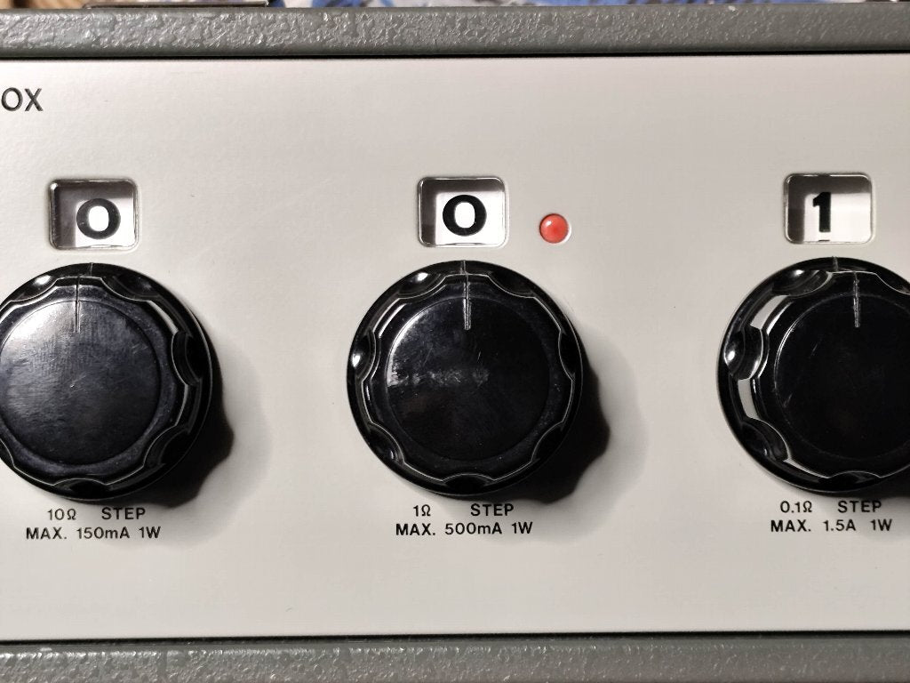 Yokogawa 279301 6-Dial Variable Resistor 0.001 ohm Step [q1176152338]