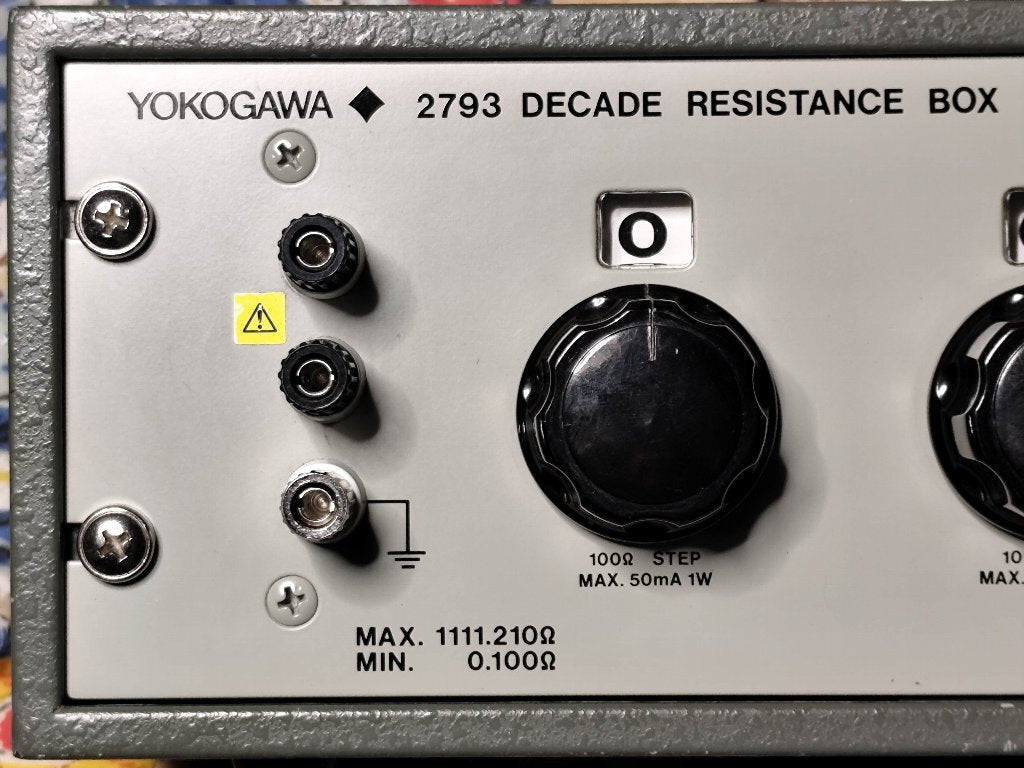 Yokogawa 279301 6-Dial Variable Resistor 0.001 ohm Step [q1176152338]
