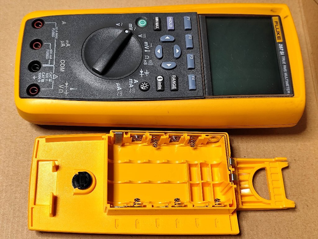 Fluke 287Si Multimeter Calibration High-Accuracy Adjustment Temperature Probe Test Lead Included [s1176656428]