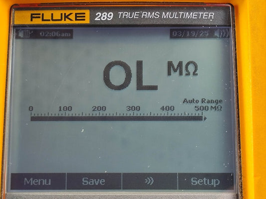Fluke 289 Digital Multimeter with Calibration and Temperature Probe Included [u1177700977]
