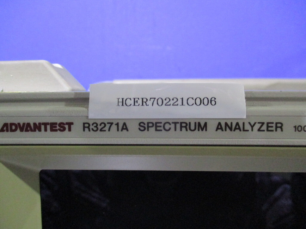 ADVANTEST R3271AS SPECTROM ANALYZER [b1178016410]