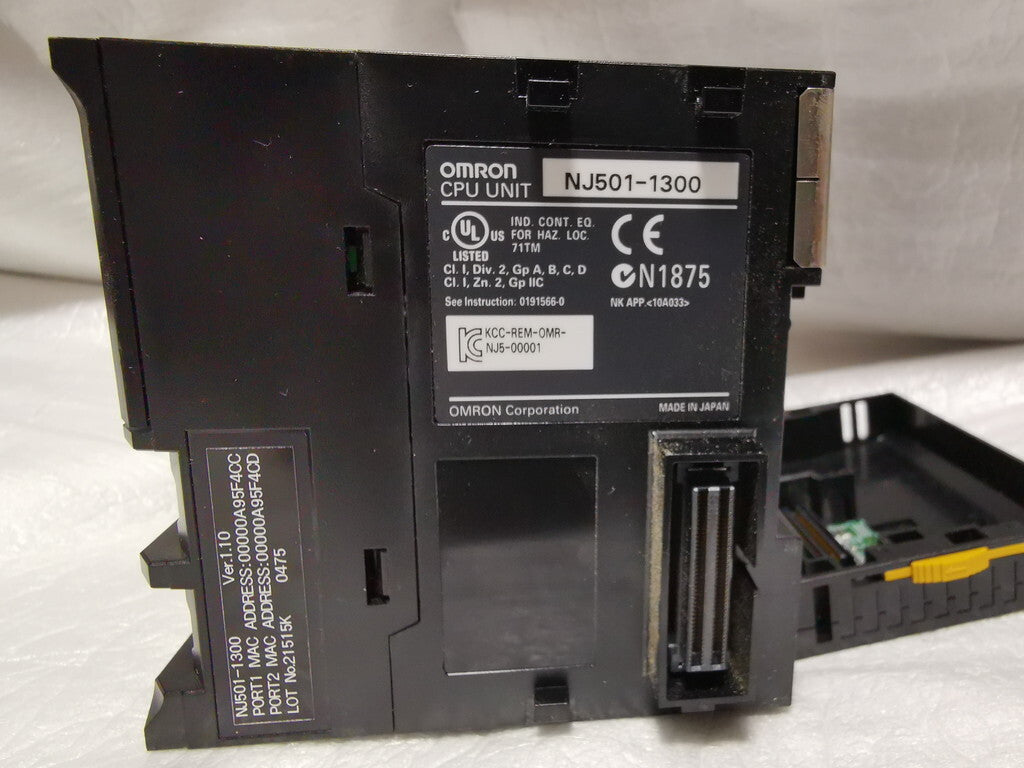OMRON NJ501-1300 PLC High Speed High Precision CPU Device [w1178021749]