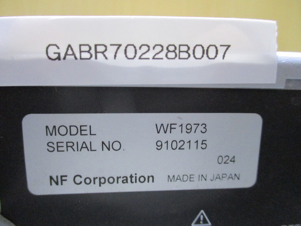 NF WAVE FACTORY WF1973 Multifunction Generator [r1178333838]