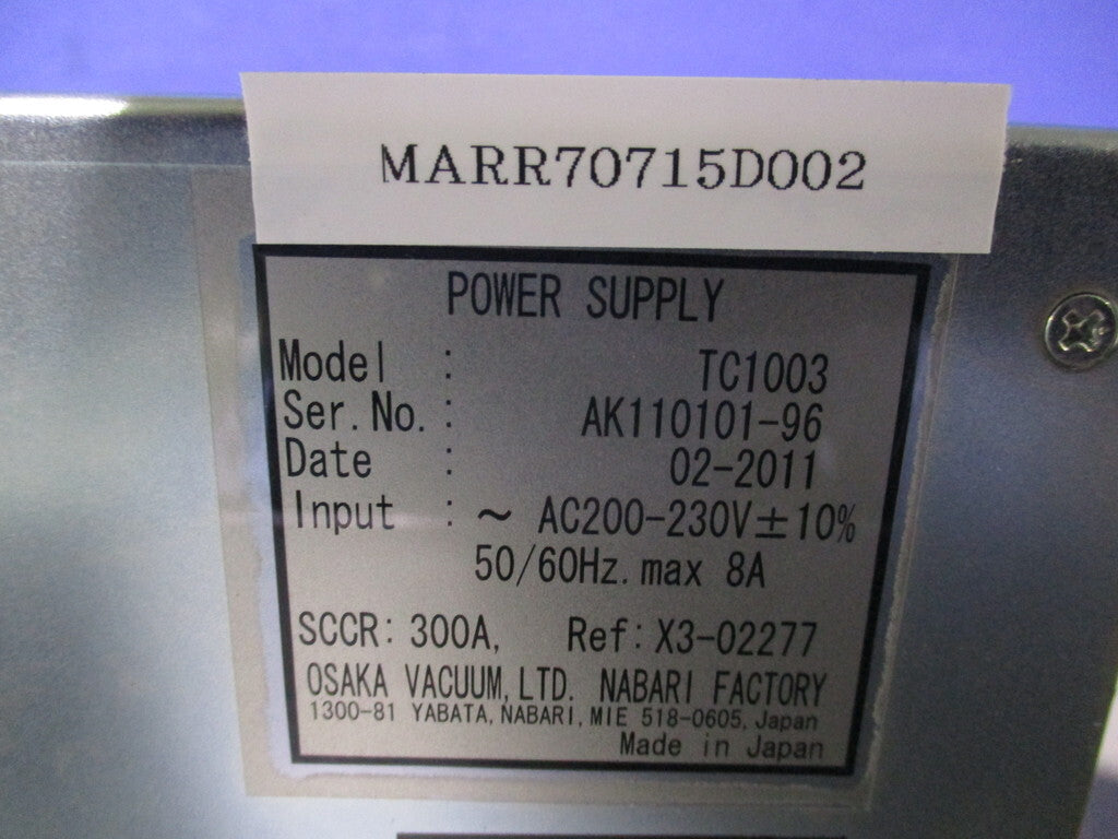 OSAKA TC1003 Power Supply [k1193151755]